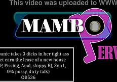 How does gih spanic fit 3 monster cocks in tight ass bareback dap with dirty talk?