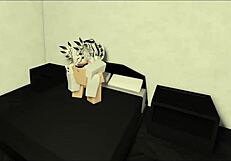 slut bends over for hard cock pounding in roblox face sitting cum