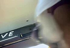 voyeur CATCHES young asian's SKIRT up with purple PANTIES flashing