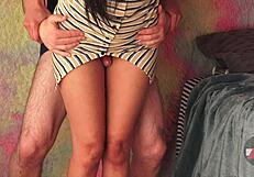 oh damn lift that sexy filipina skirt and pound her thighs hard now!