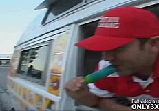 Hey check Stephanie Caine's hot handjob blowjob teaser with Will Powers