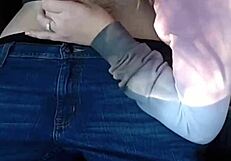 Public pickup tempts cute teen's car blowjob craving