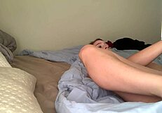 April Snow and Laney Grey share first threesome with huge cocks