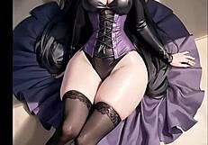 rapunzel waifu666 flaunts petite blonde big tits perfection