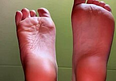 White Girl Teases with Socks and Toes in Cash Feet Fetish Session