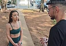 How does gih spanic fit 3 monster cocks in tight ass bareback dap with dirty talk?