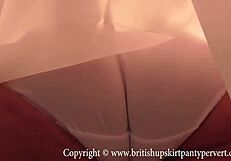 British Rosemary's kitchen assfucking ends in hot ass to mouth cumshot