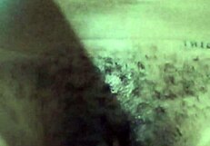 Latina brunette stretches big ass masturbating wide open