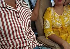 wanna see her huge tits bounce in public car flash risky fun?