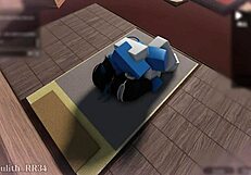 Horny demon girl bends over for monster cock blowjob doggystyle missionary cumshot sex