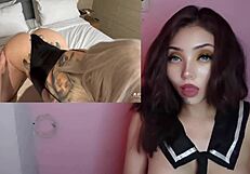 hey this horny mature blonde gets her ass fucked deep till creampie explodes pov style