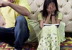 rich horny indian girl bent over anal fucked hardcore big cock deepthroat. monster dick fills shaved pussy