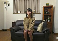 Japanese amateur Asuka Yamaguchi blows in av interview seduction
