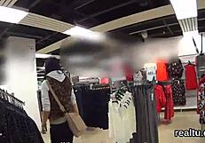 ADORABLE CZECH TEEN SEDUCED IN SHOP RIPPED CLOTHES POUNDED POV HARD