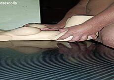 wanna see sally bent over desk for quick creampie fuck doll style?