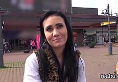 ADORABLE CZECH TEEN SEDUCED IN SHOP RIPPED CLOTHES POUNDED POV HARD