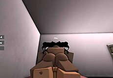 My Wife and I Fuck Hard in Roblox Bedroom