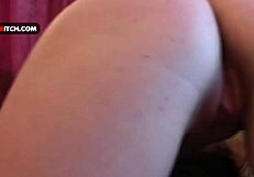 Chubby girl dances seductively touching her curves slowly