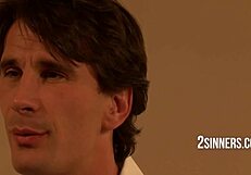 Physics student rides cowgirl fingers hairy pussy in vintage stockings