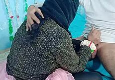 Desi bride's hot suhagraat missionary pussy chudai on ranch wedding night