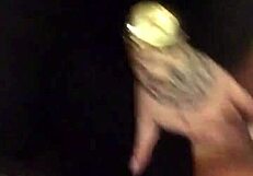 Fucking that blonde slutty cougar with monster cock doggystyle!