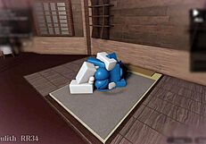 Horny demon girl bends over for monster cock blowjob doggystyle missionary cumshot sex