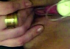 Fucking that blonde slutty cougar with monster cock doggystyle!