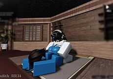 Horny demon girl bends over for monster cock blowjob doggystyle missionary cumshot sex