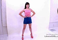 Aspiring model spreads legs for daddy's cock at audition