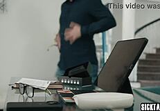 stepdad wrecked destiny mira's fat ebony ass rough