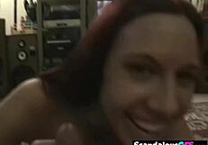 misty's natural tits bounce in closeup titty fuck and dick pounding