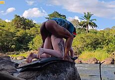 amateur gangbang with big black cocks creampie in forest