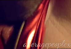 Bold BBW milf toys pussy then licked to creampie orgasm