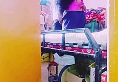 desi housewife sneaks passionate fucking session with storekeeper amid telugu dirty talk temptations