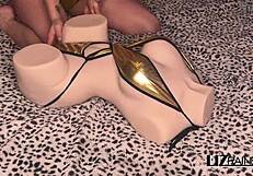 first time pounding realistic silicone fuck doll with fake tits