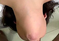 Brunette Latina Deepthroat BJ Cumshot Compilation