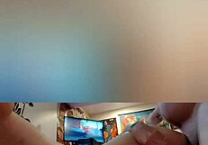 lucy amanita bares pierced nipples in real orgasm rail