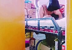 desi housewife sneaks passionate fucking session with storekeeper amid telugu dirty talk temptations