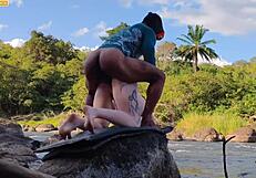 amateur gangbang with big black cocks creampie in forest