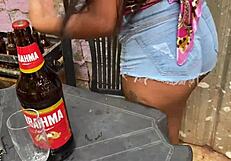 first time on the bar show she rides thick cock grandpa