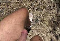 french nudist milf shocked catching voyeur on beach pussy