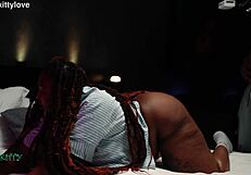 Explosive Ebony Slut Rides BBC Doggystyle to Squirting Creampie!