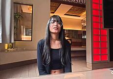 damn her big natural tits are perfect in this brazilian casting... luna legendary goes all out