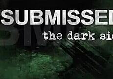 Skinny Brunette Mistress Dominates Tied Guy with Spanking and Handjob