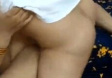 beautiful indian stepsister bent over for hardcore anal assfucking by stepsister in doggystyle cowgirl