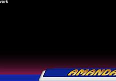 Chubby blonde amanda clarke lingerie dildo gape wet puffy pussy