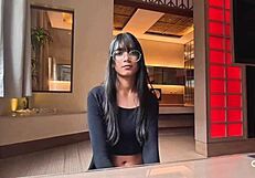 damn her big natural tits are perfect in this brazilian casting... luna legendary goes all out