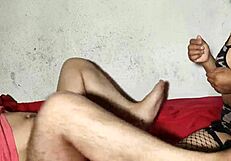 Blushing Military Slut Moans as Cock Stretches Her Tight Asshole Deep