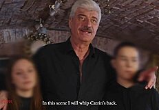 i can't believe how these two cuties submit to master's kinky whipping domination