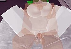 Heart-Pounding Roblox Whore Craves Noob's Thrusts in Wild Cowgirl Creampie Ride